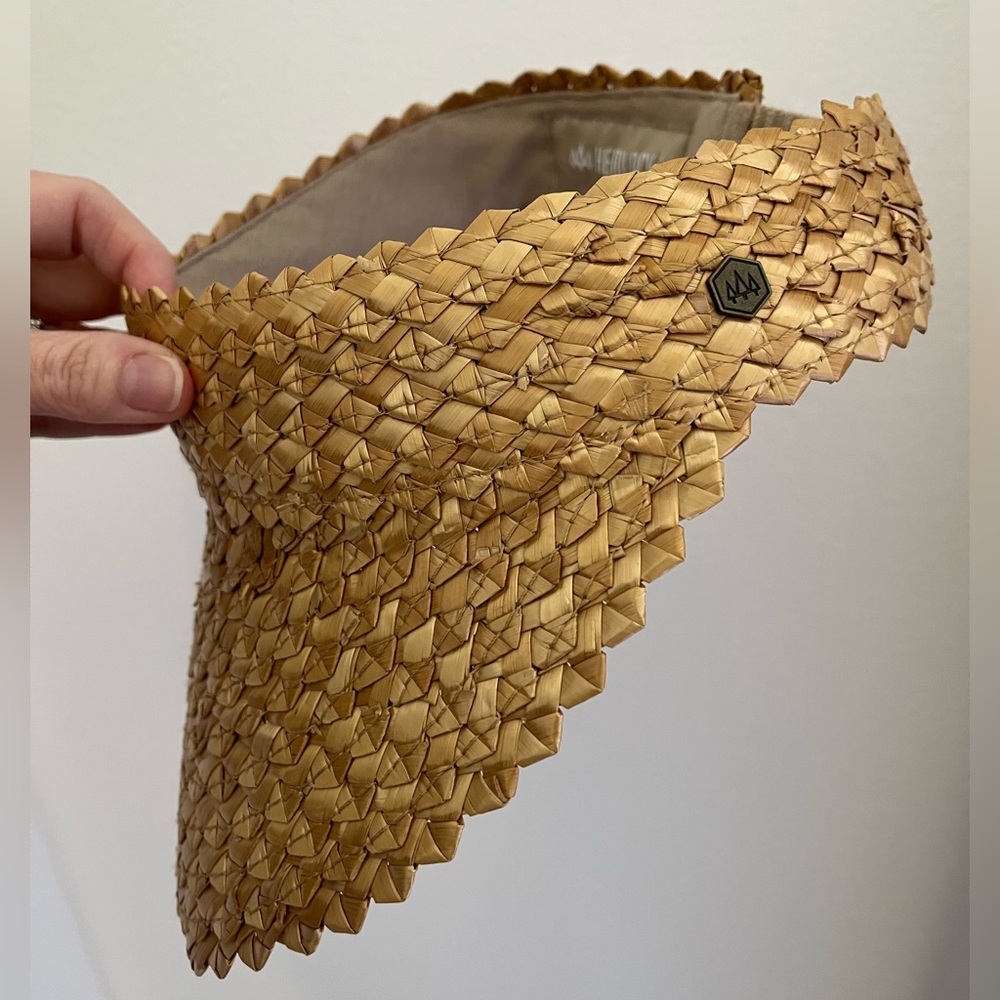 Hemlock Classic Straw Visor, color Honeycomb